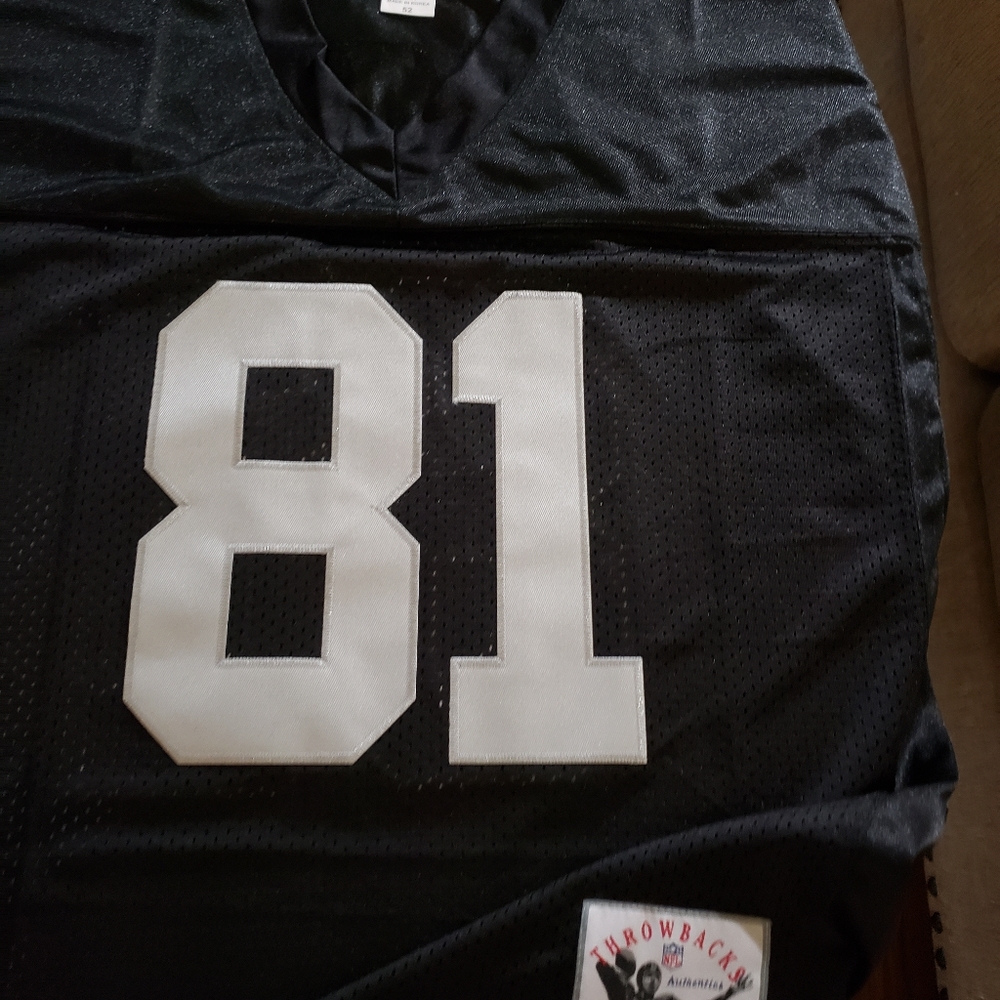 Oakland Raiders #81 Tim Brown  throwback jersey